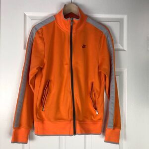 Nike Orange Retro Full Zip Track Jacket